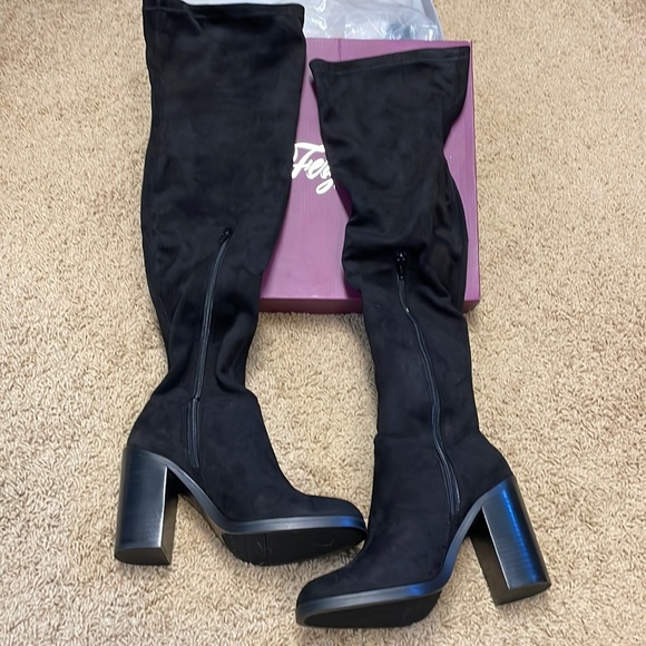 Fergie diamond stretch knee high boot - Picture 1 of 7